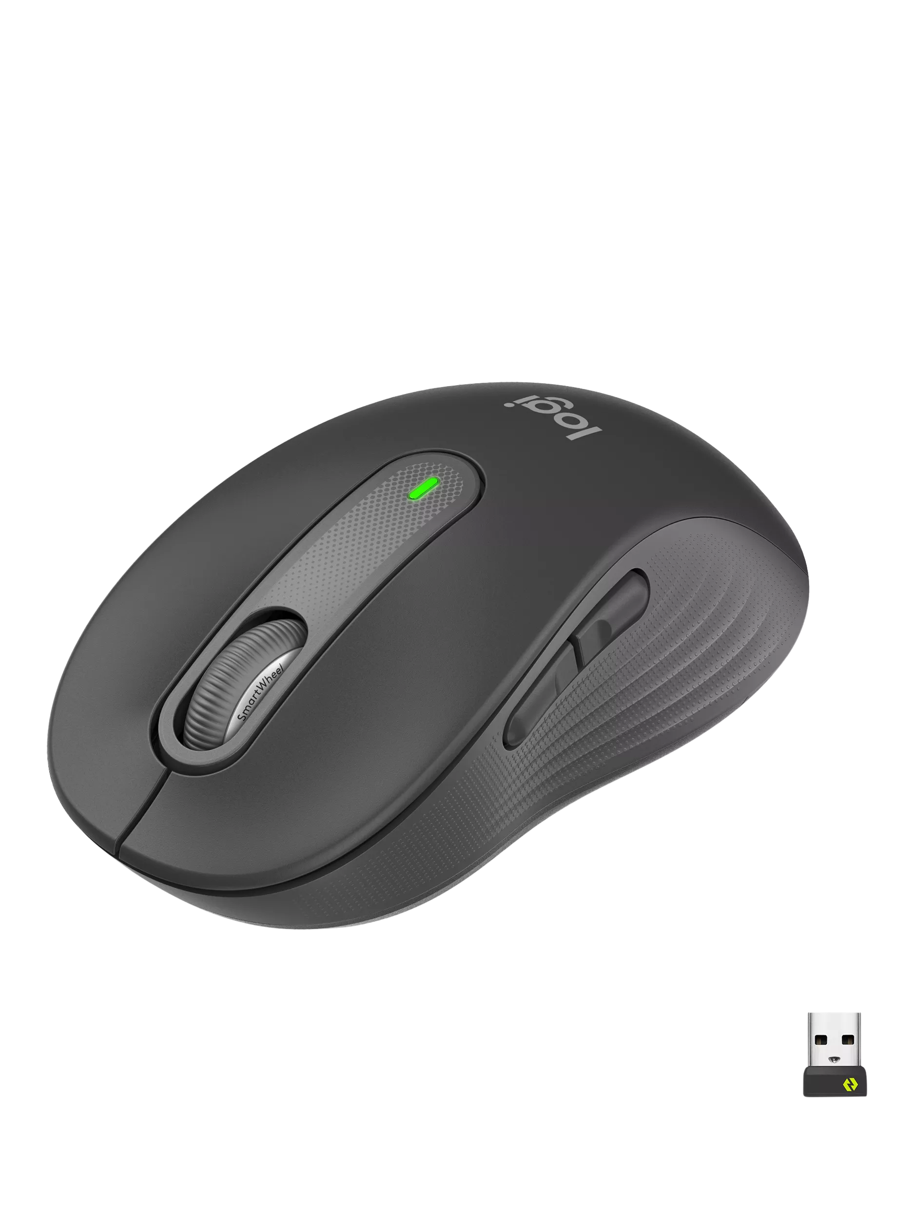 Logitech Signature M650 graphite wireless mouse (British brand)