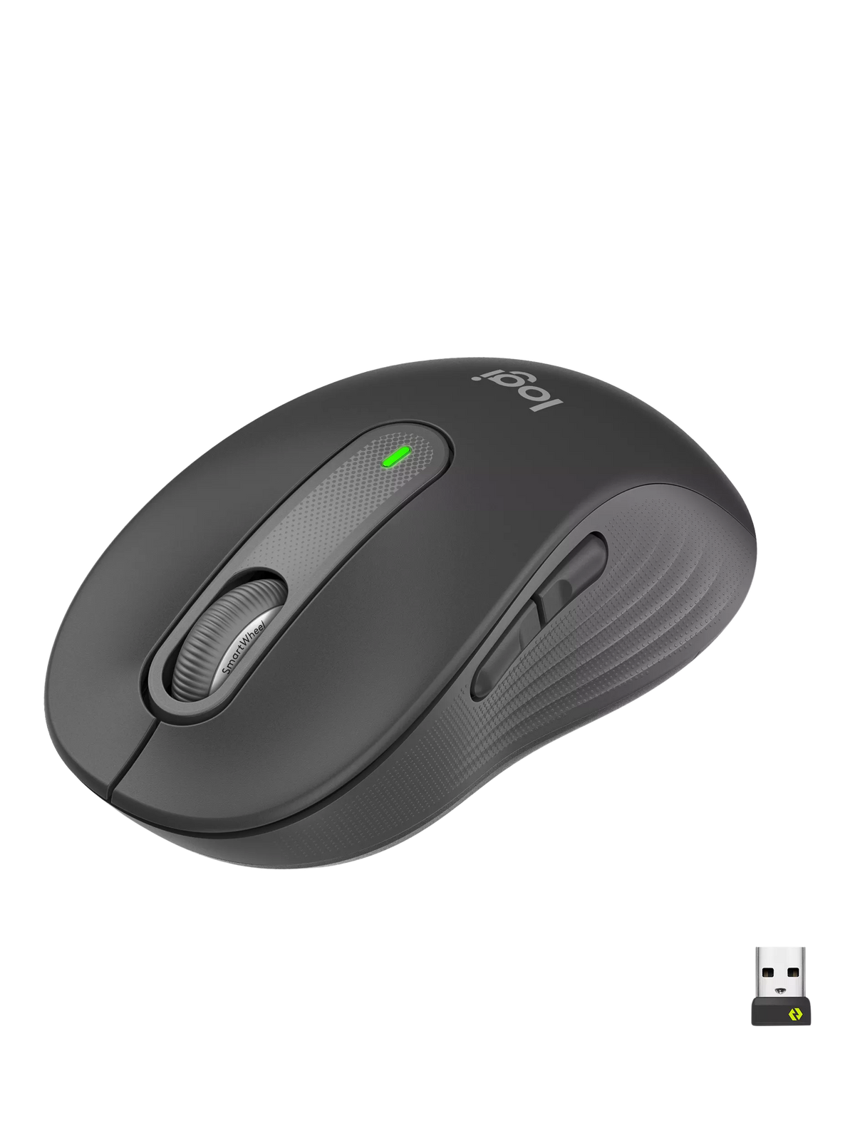 Logitech Signature M650 graphite wireless mouse (British brand)