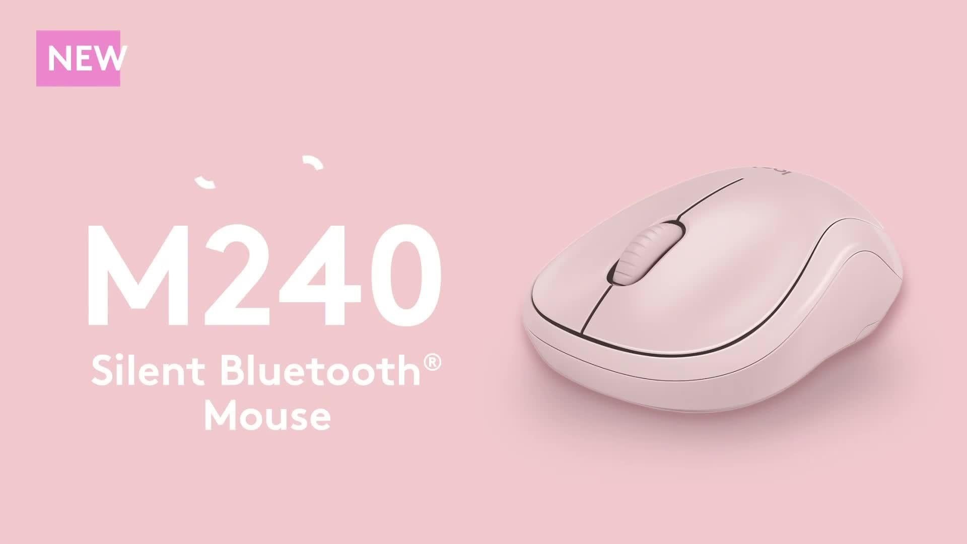Logitech M240 Silent Bluetooth wireless mouse (British brand)