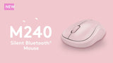 Logitech M240 Silent Bluetooth wireless mouse (British brand)