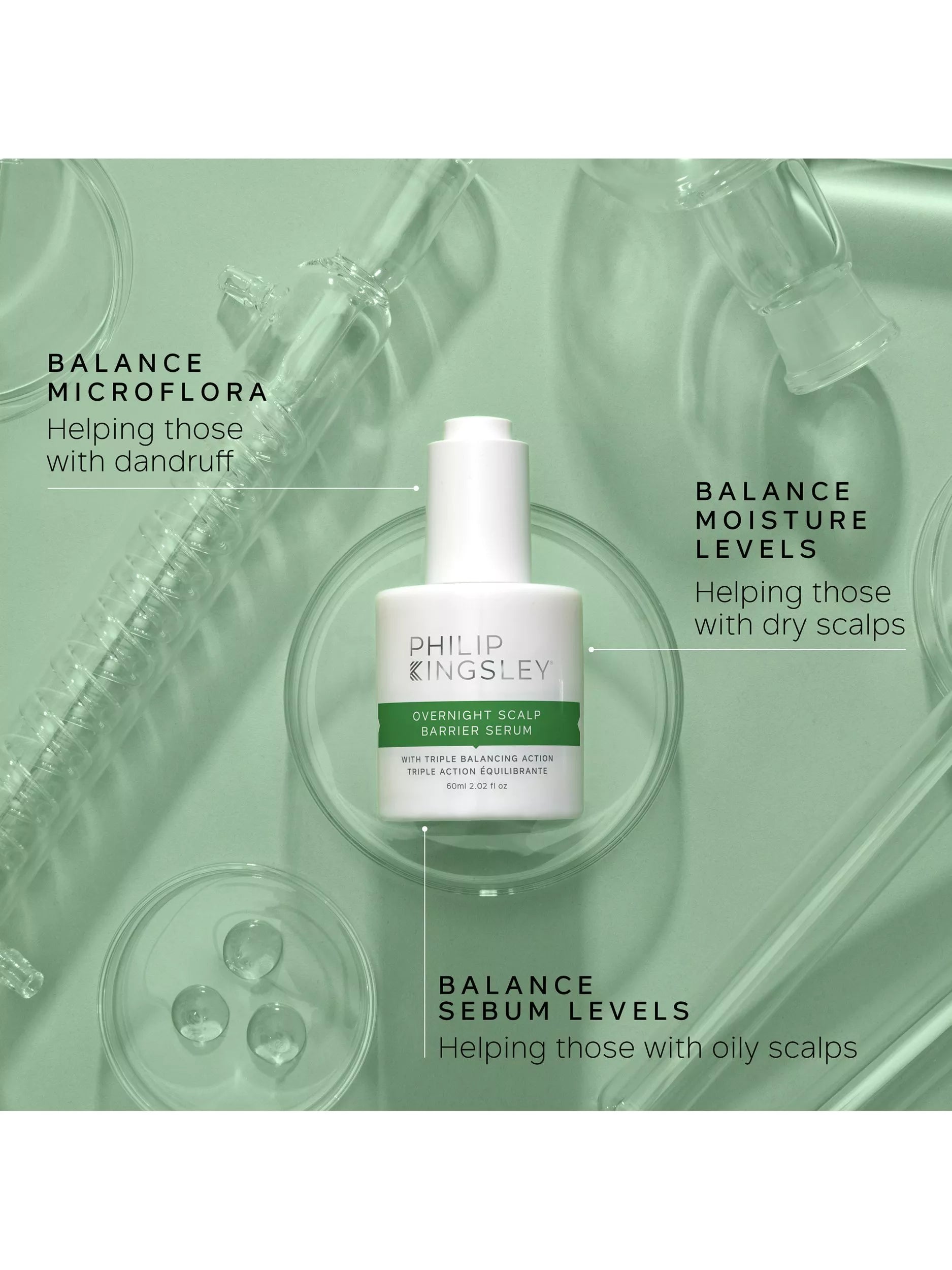 Philip Kingsley overnight scalp barrier serum 60ml (British brand)