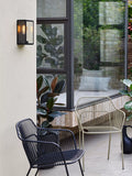 Astro Homefield 160 outdoor wall light black, imported from the UK