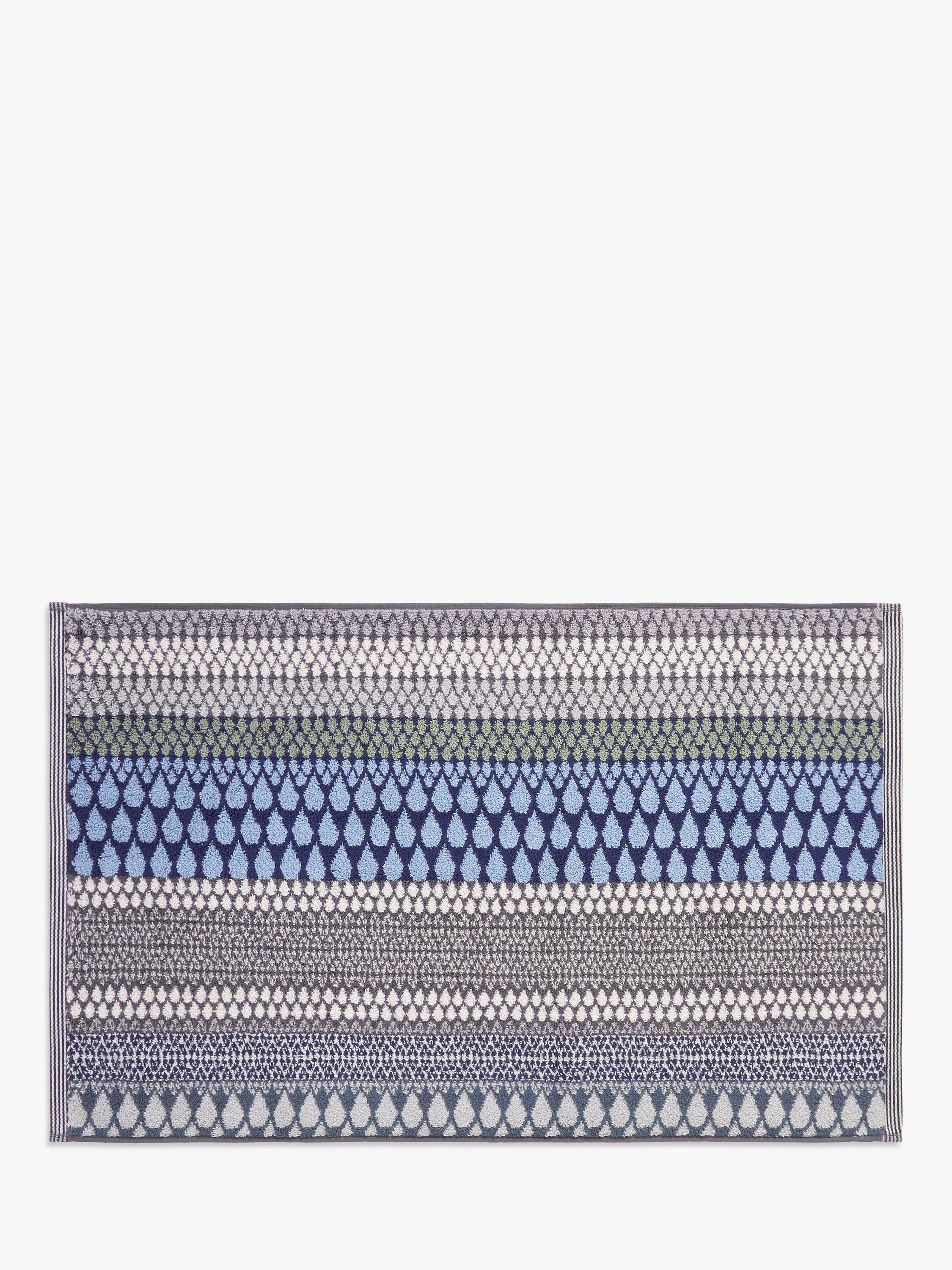 Margo Selby blue bath mat, imported from the UK
