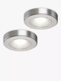 Sensio Zeta LED under cabinet spotlight pack of two stainless steel, imported from the UK