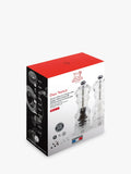 Peugeot acrylic salt and pepper mills set 18cm (British brand)