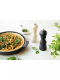 Peugeot salt pepper mills upcycled wood 18cm set, imported from the UK