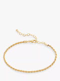 Monica Vinader rope chain bracelet 18k gold vermeil - British product