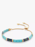 Monica Vinader Delphi Turquoise beaded bracelet 11cm, imported from the UK