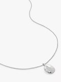 Monica Vinader sterling silver ID locket necklace, imported from the UK