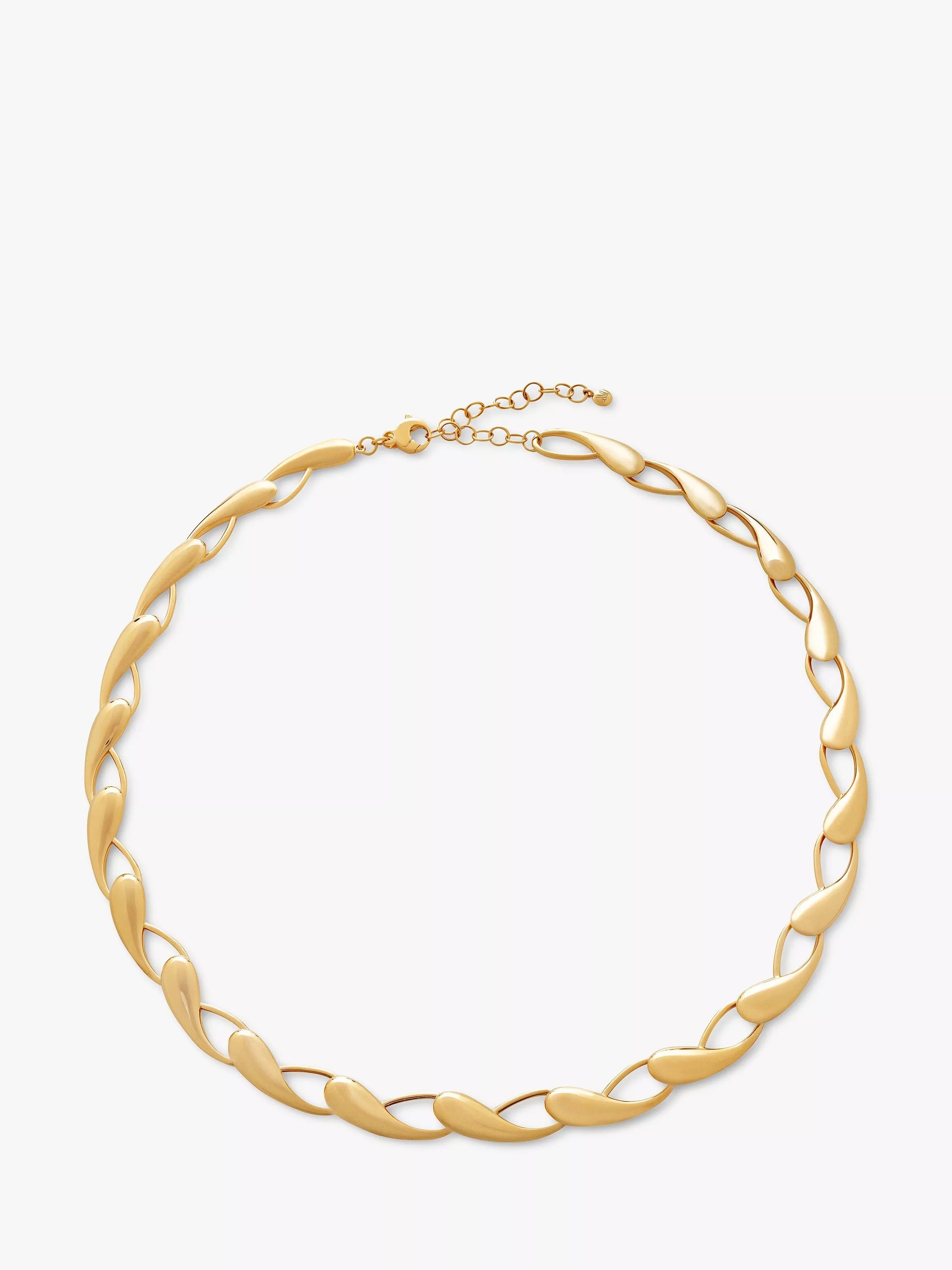 Monica Vinader Nura choker necklace gold - منتج بريطاني
