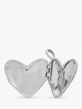 Monica Vinader heart locket charm sterling silver (British brand)