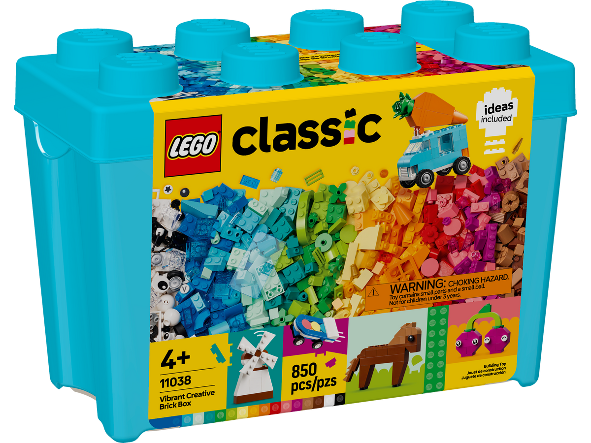 LEGO Vibrant Creative Brick Box Building Bricks Set 850 Pieces (British brand)