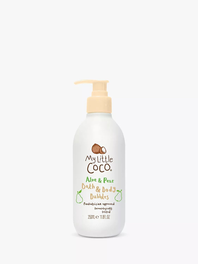 My Little Coco aloe and pear baby bath wash 350ml, imported from the UK