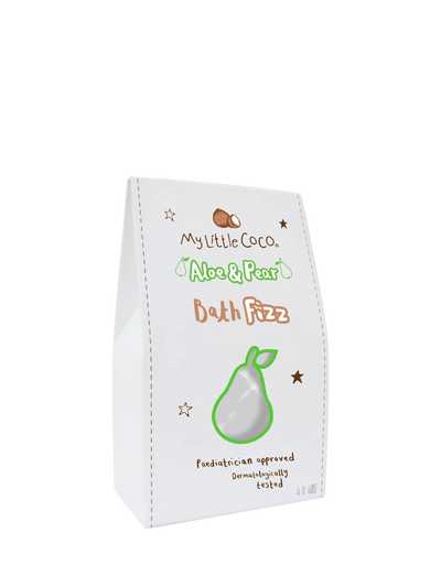 John Lewis My Little Coco Aloe & Pear Baby Bath Fizz 4 x 40g- Buy online at McGrocer