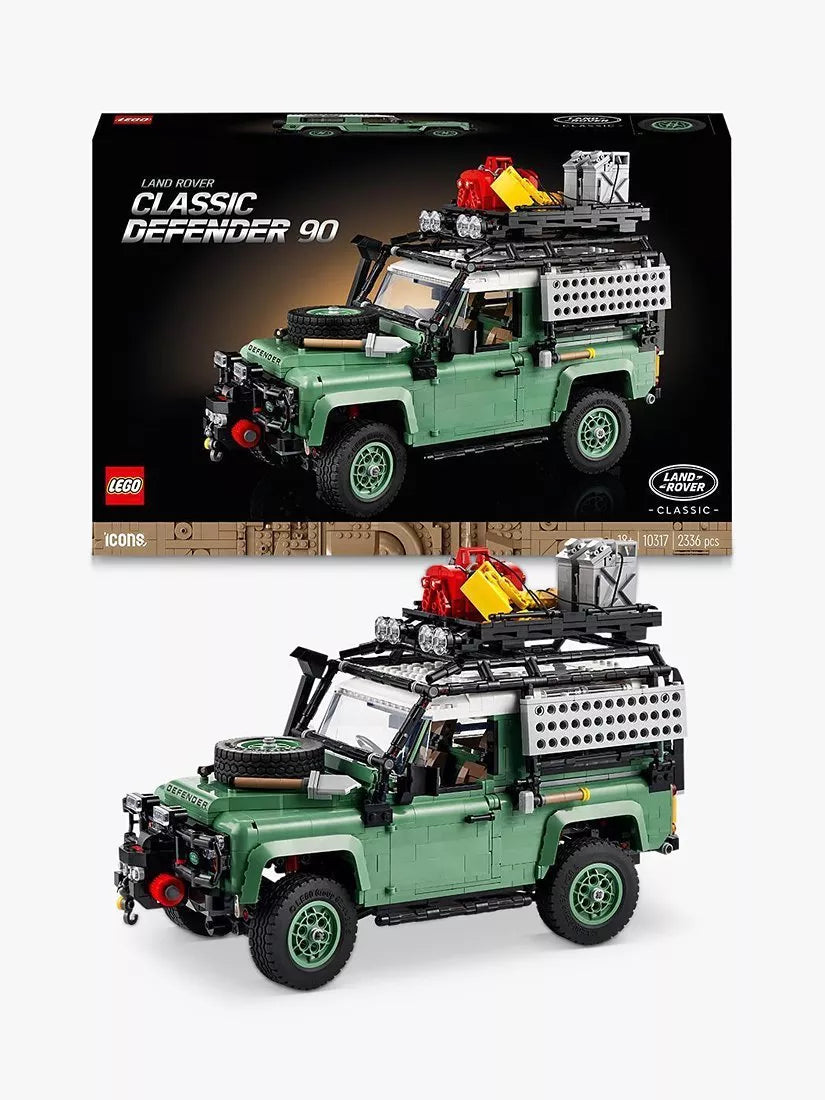 LEGO Classic Defender 90 building kit 2336 pieces, imported from the UK