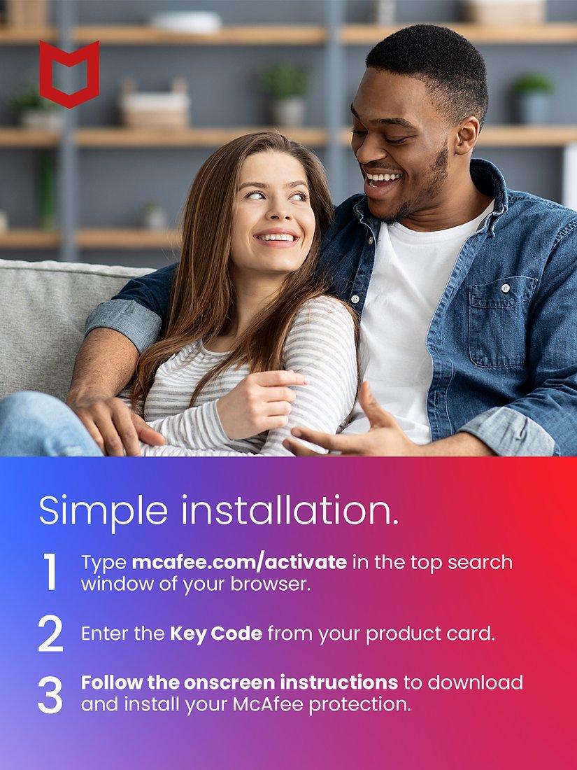 McAfee Total Protection antivirus for 1 device, UK version
