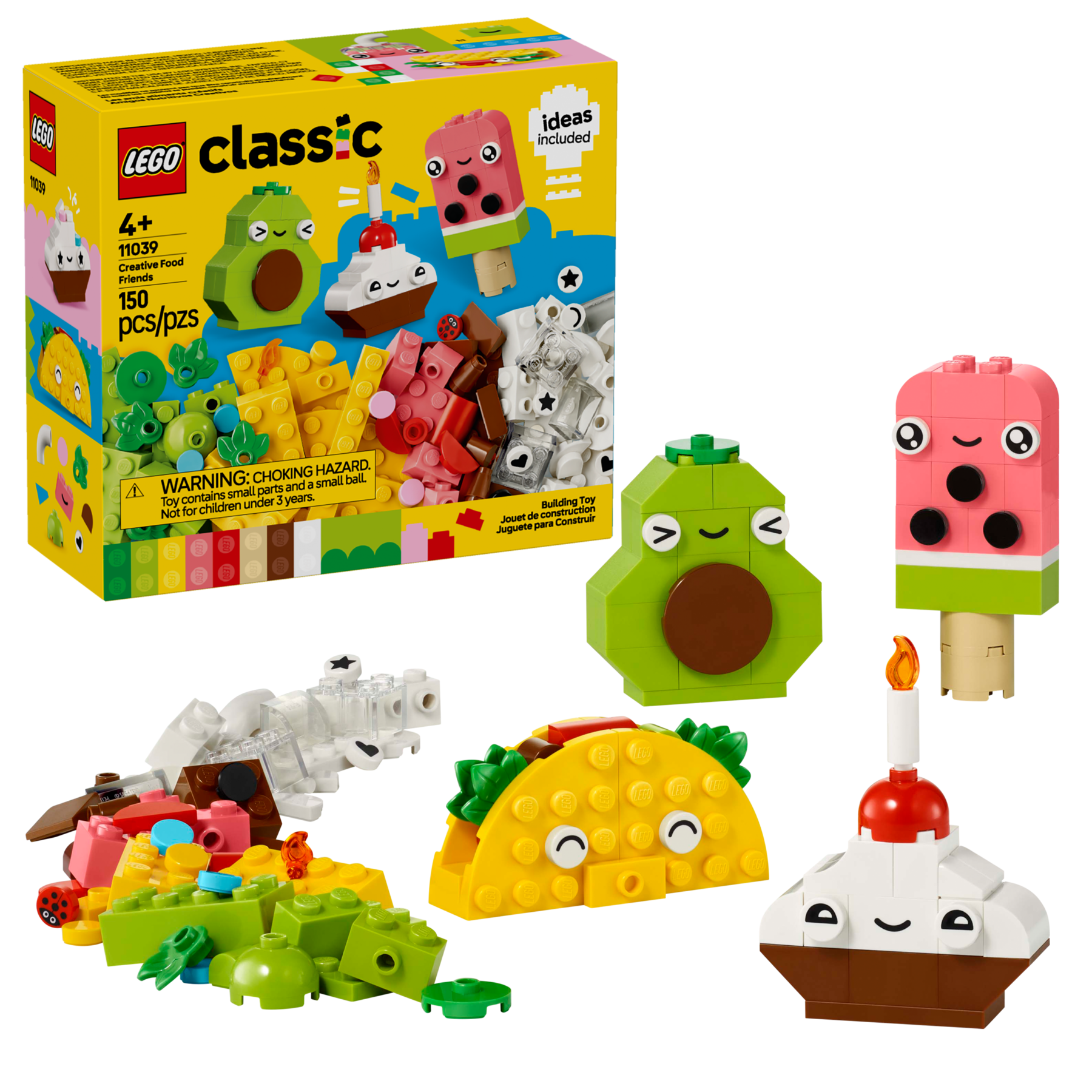 LEGO Creative Food Friends building set 150 Pieces - British product