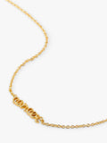 Wanderlust + Co Zodiac chain necklace gold plated brass pendant - British product