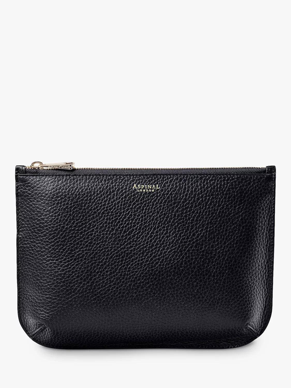 Aspinal of London Large Ella Pebble Grain Leather Pouch