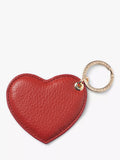 Aspinal of London leather heart keyring - British product