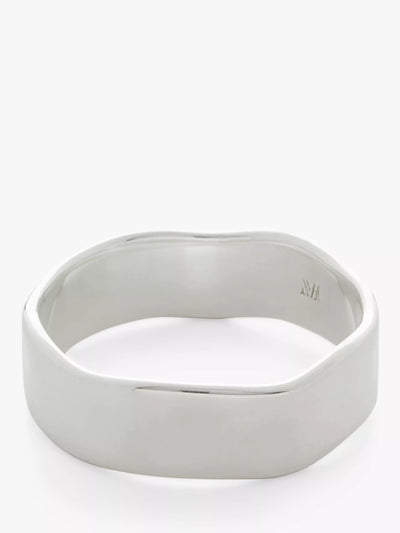 John Lewis Monica Vinader MV Siren Muse Ring, Silver- Buy online at McGrocer