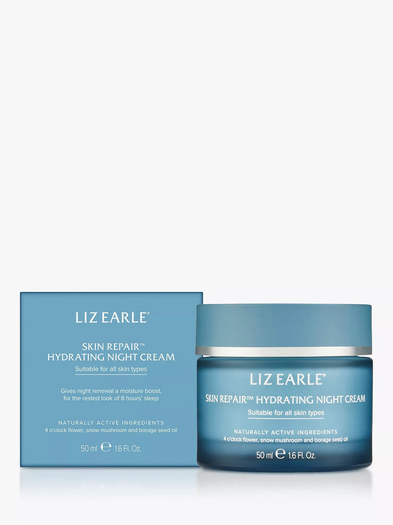 Hydrating night cream with rose lavender scent and plant-based ingredients 50ml, UK version