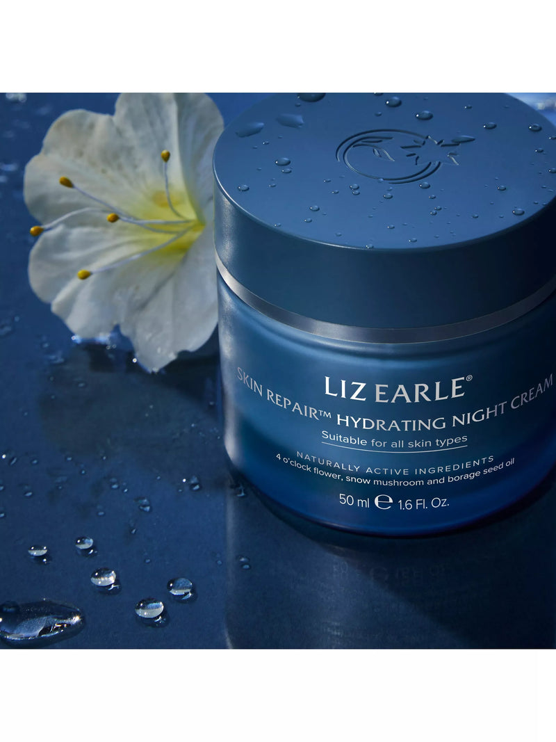 Hydrating night cream with rose lavender scent and plant-based ingredients 50ml, UK version