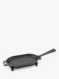 Ooni cast iron grizzler pan 26cm with trivet (British brand)