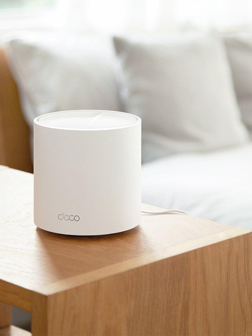 نظام شبكة Wi-Fi المنزلية بالكامل TP-Link Deco X50 عبوة من 3، إصدار المملكة المتحدة