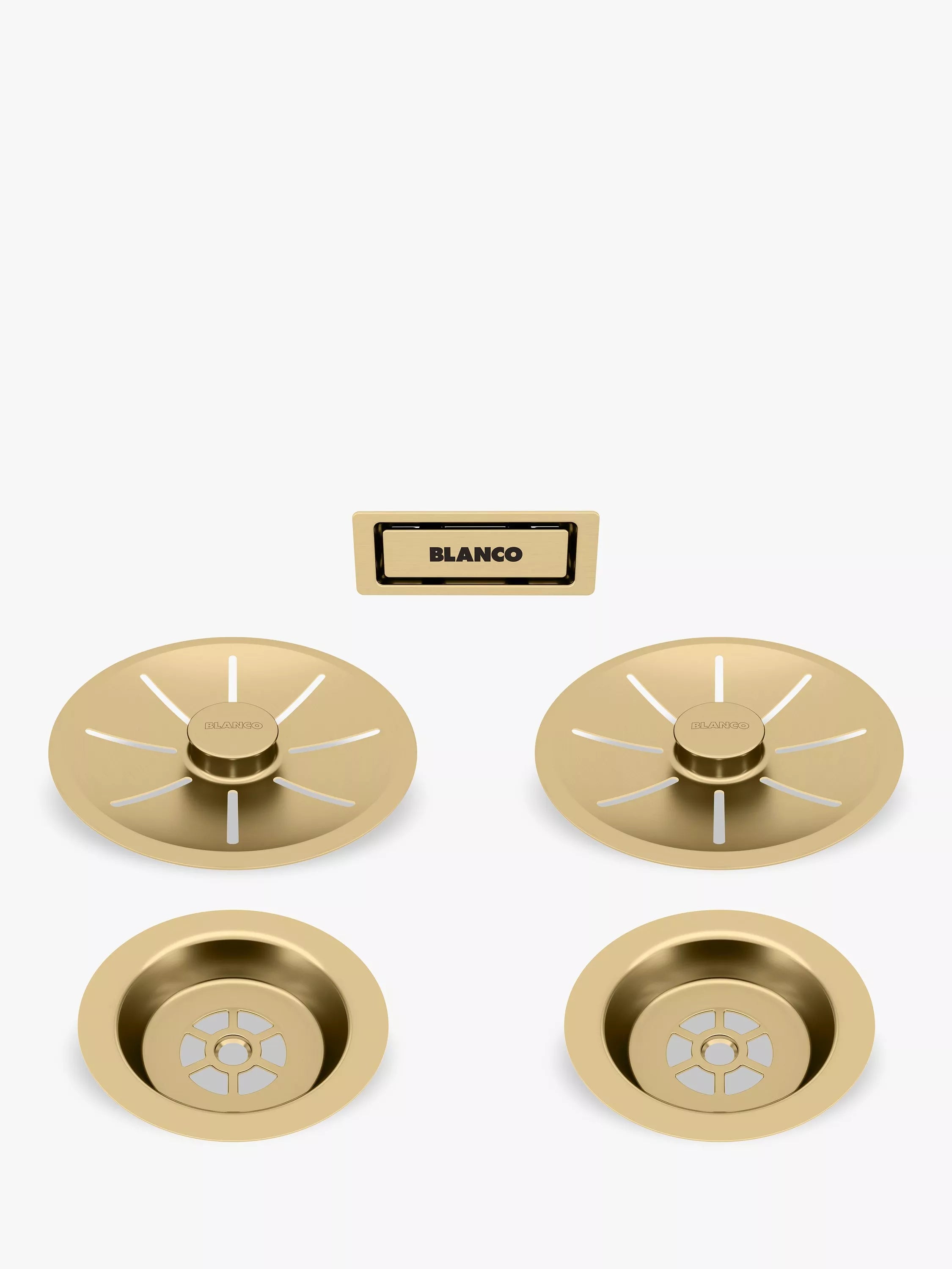 BLANCO InFino Outlet 2 Bowl Kitchen Sink Waste & Overflow Set
