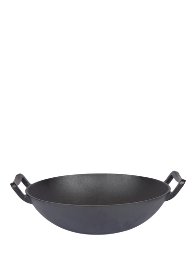 John Lewis School Of Wok Cast Iron Wok 30cm- Buy online at McGrocer