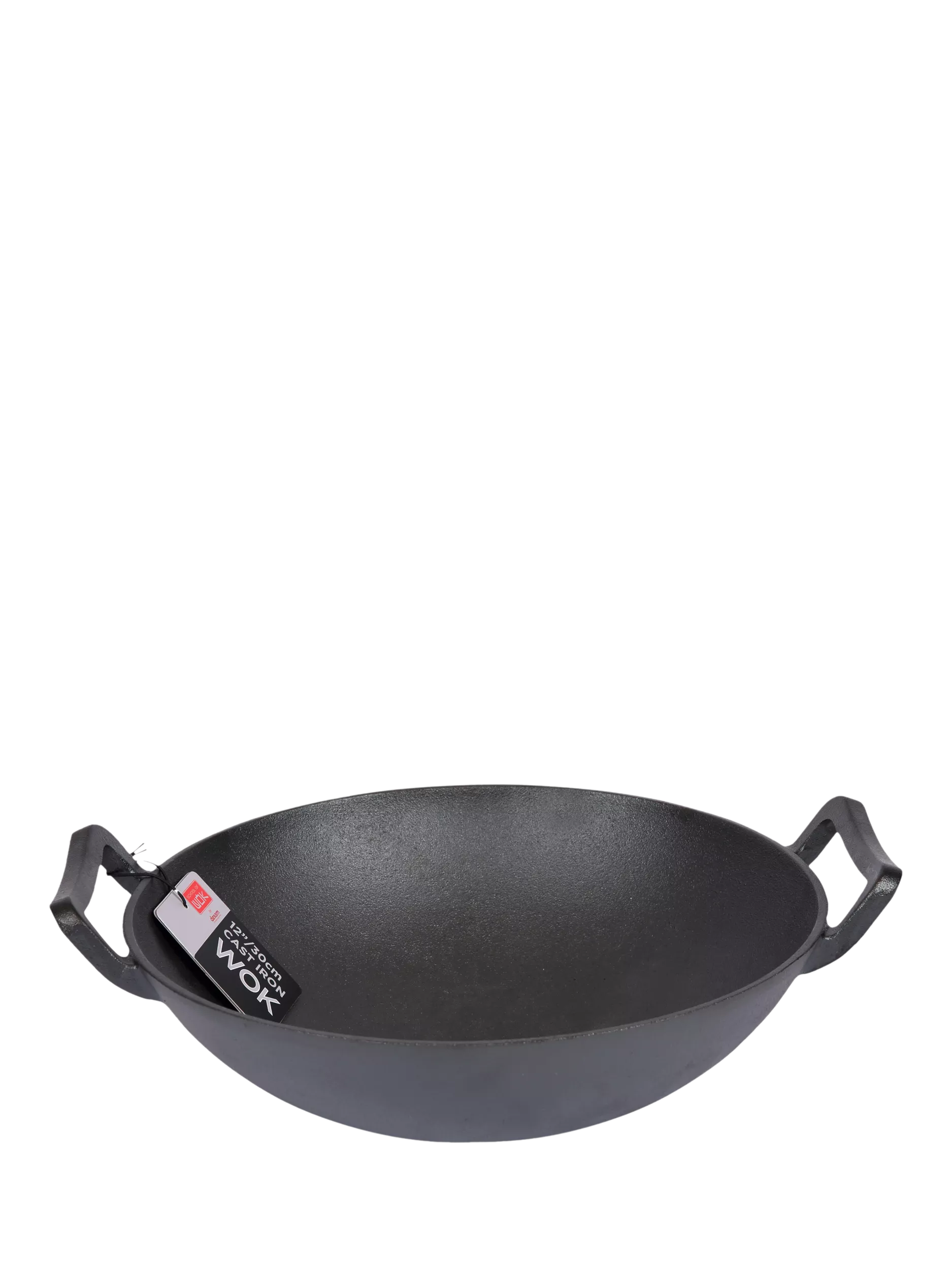 School Of Wok pre-seasoned cast iron wok 30cm, UK version