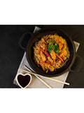 School Of Wok pre-seasoned cast iron wok 30cm, UK version