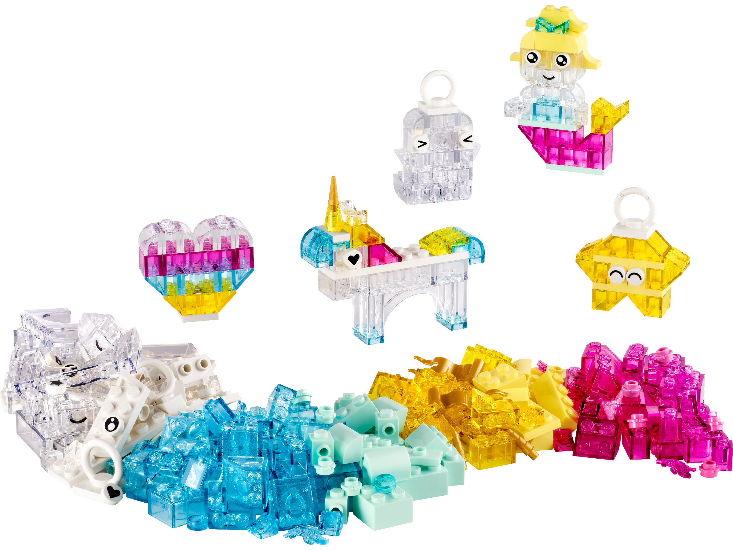 LEGO Magical Transparent Box 340 Pieces, imported from the UK