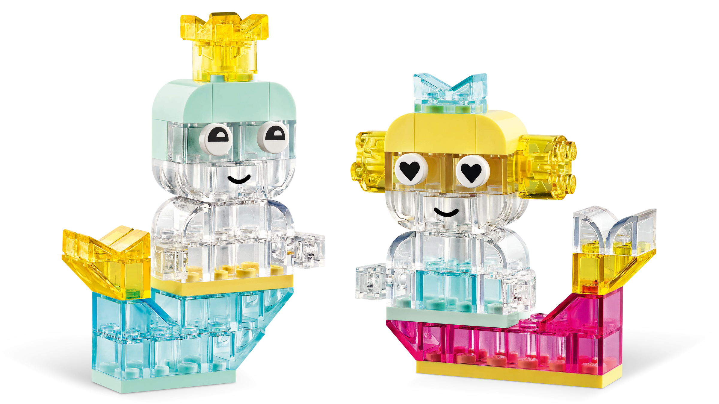 LEGO Magical Transparent Box 340 Pieces, imported from the UK