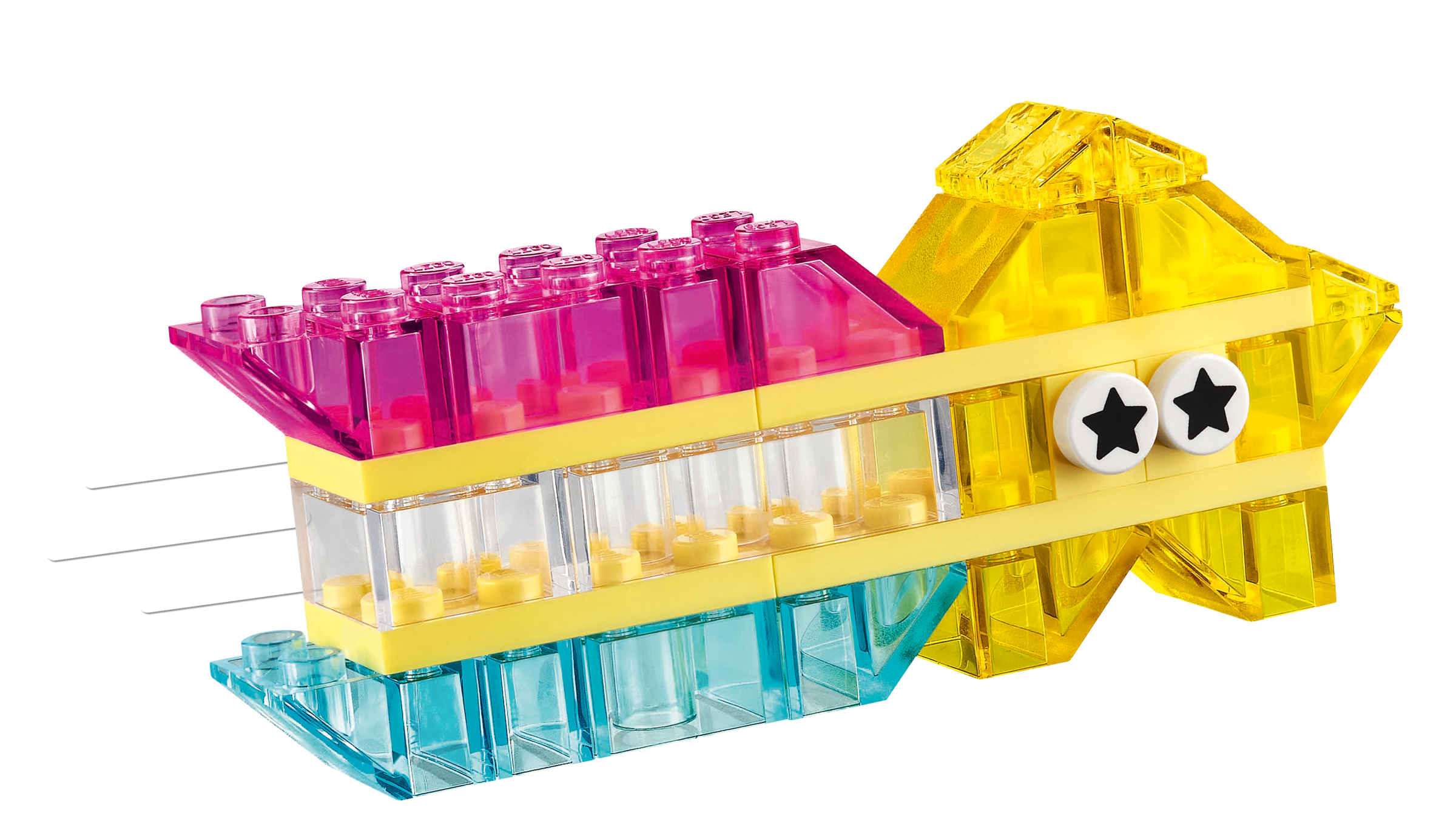 LEGO Magical Transparent Box 340 Pieces, imported from the UK