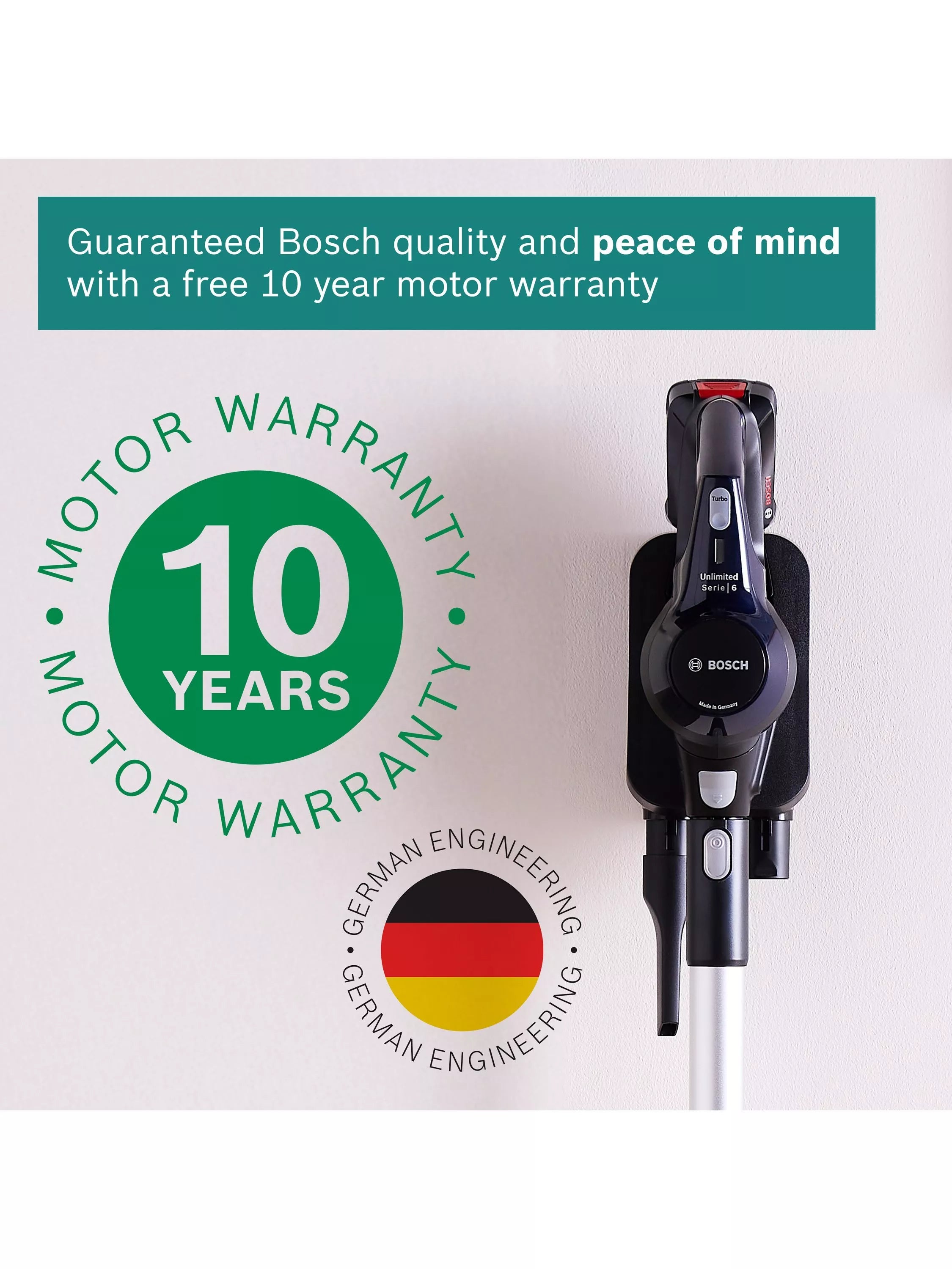 Bosch cordless vacuum cleaner blue - British product