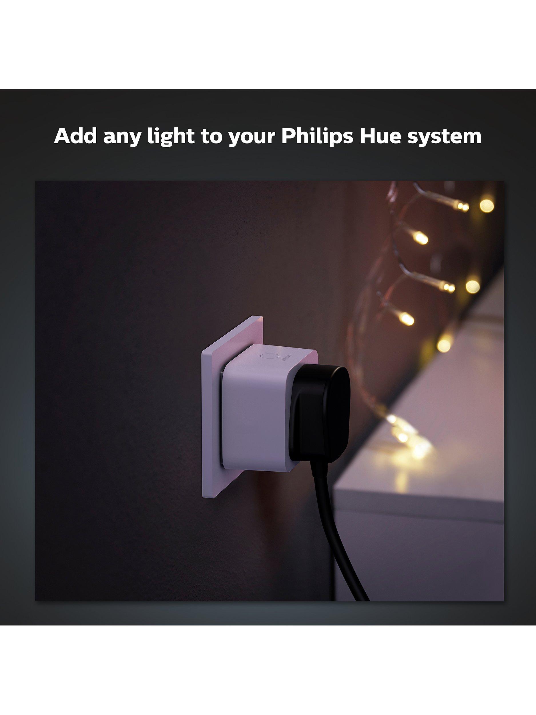 Philips Hue smart plug pack of 2 white (British brand)