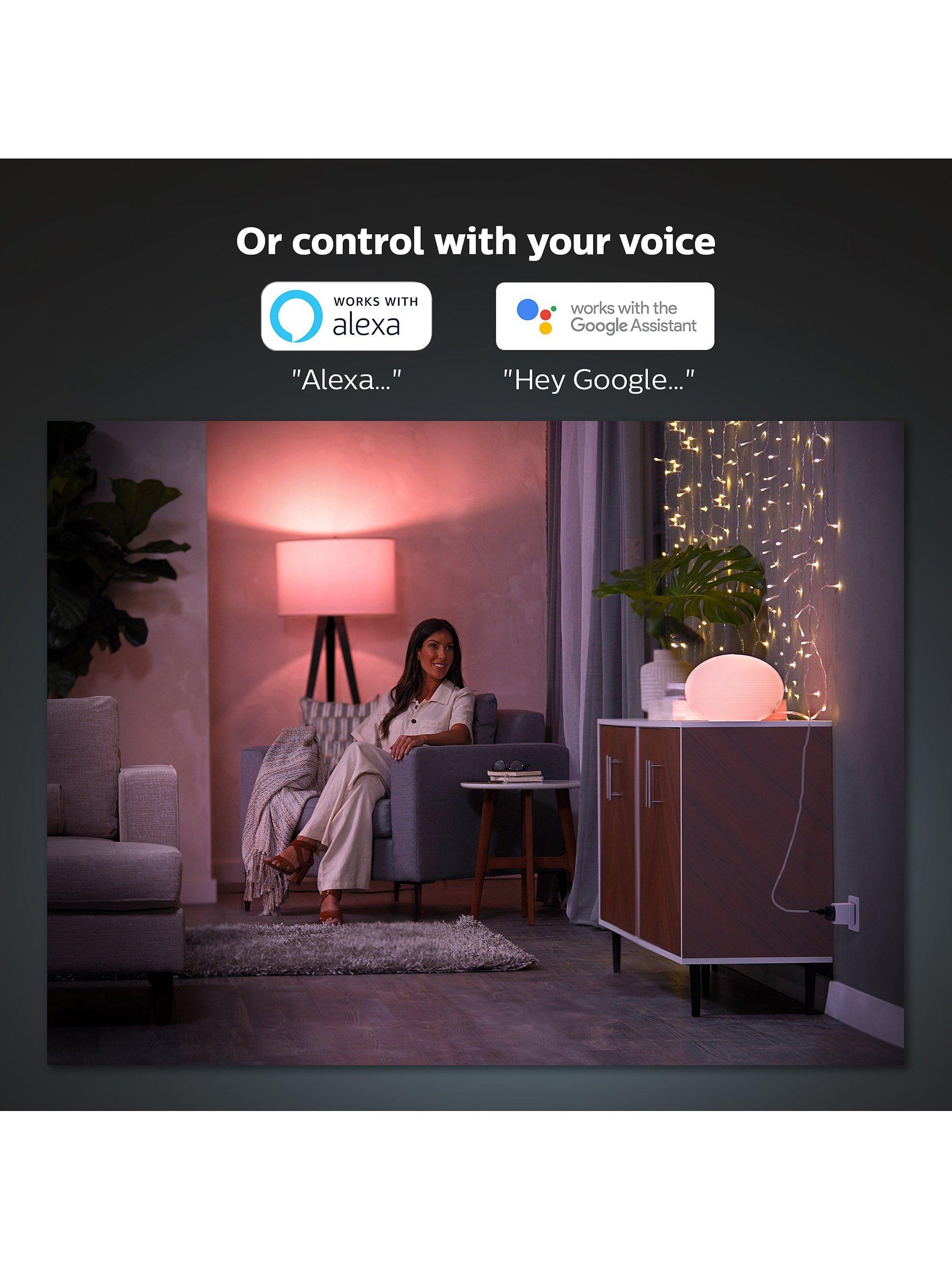 Philips Hue smart plug pack of 2 white (British brand)