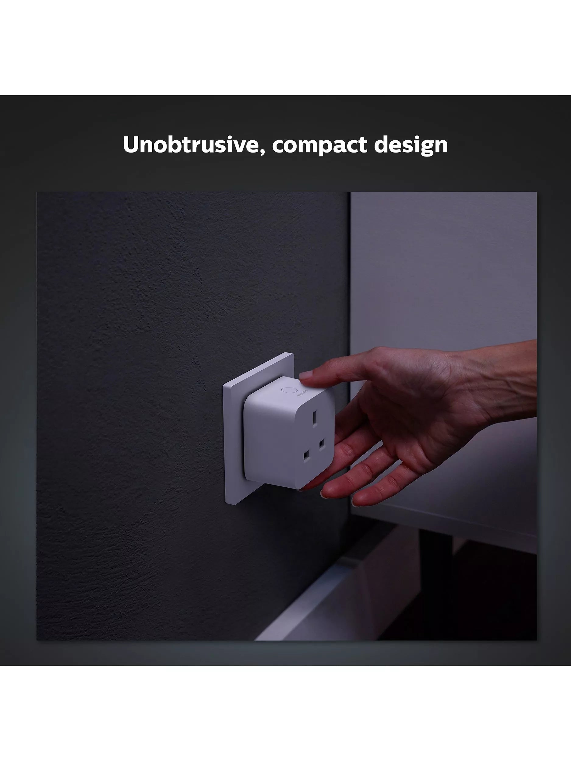 Philips Hue smart plug pack of 2 white (British brand)
