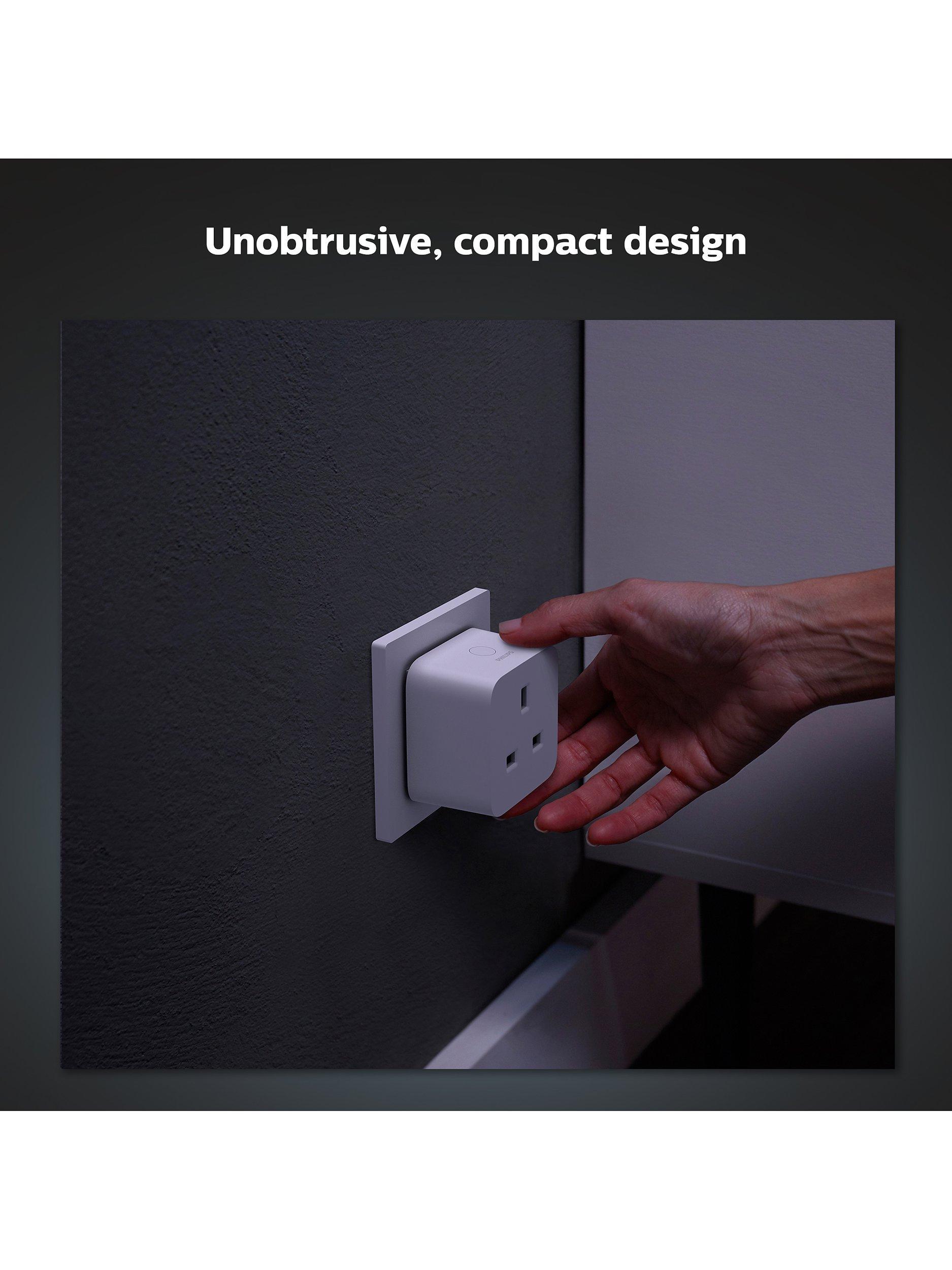 Philips Hue smart plug pack of 2 white (British brand)