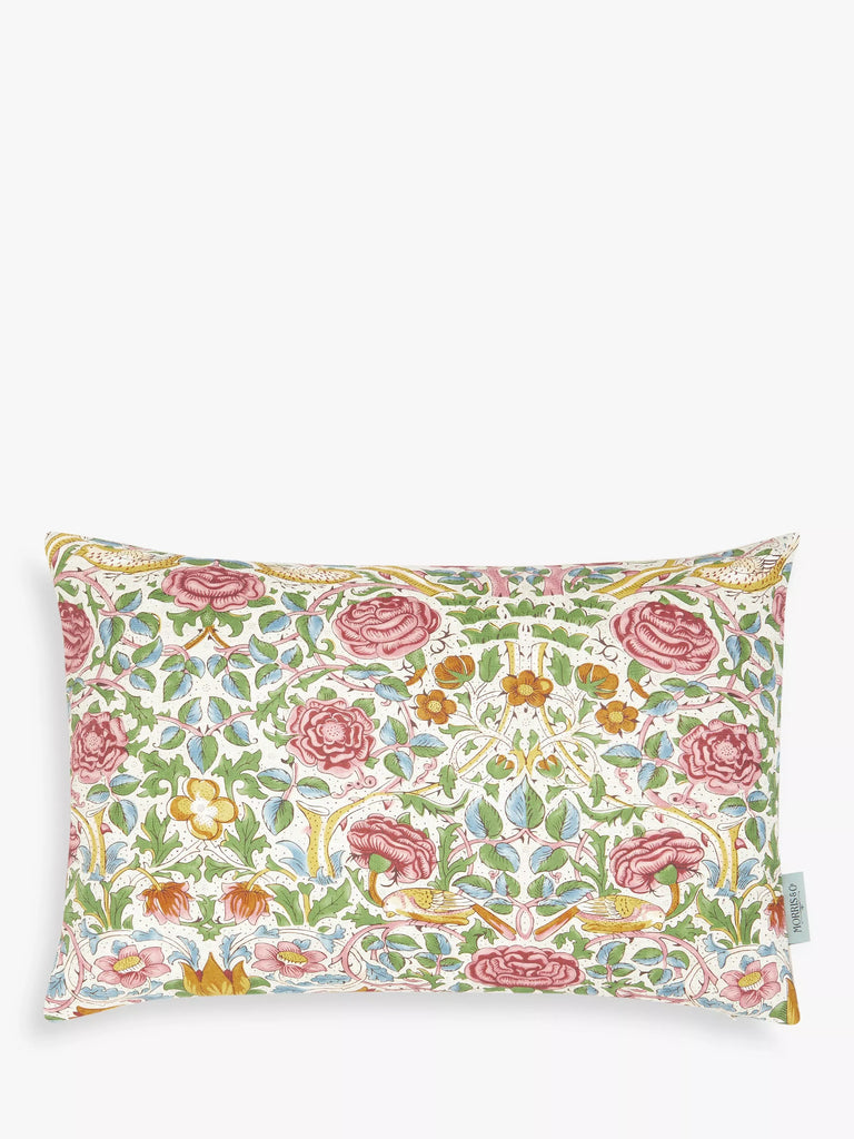 Morris & Co. Rose Cushion