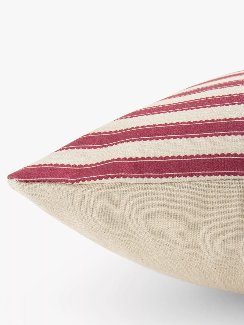 Sanderson Pinetum Stripe cushion cover (British brand)