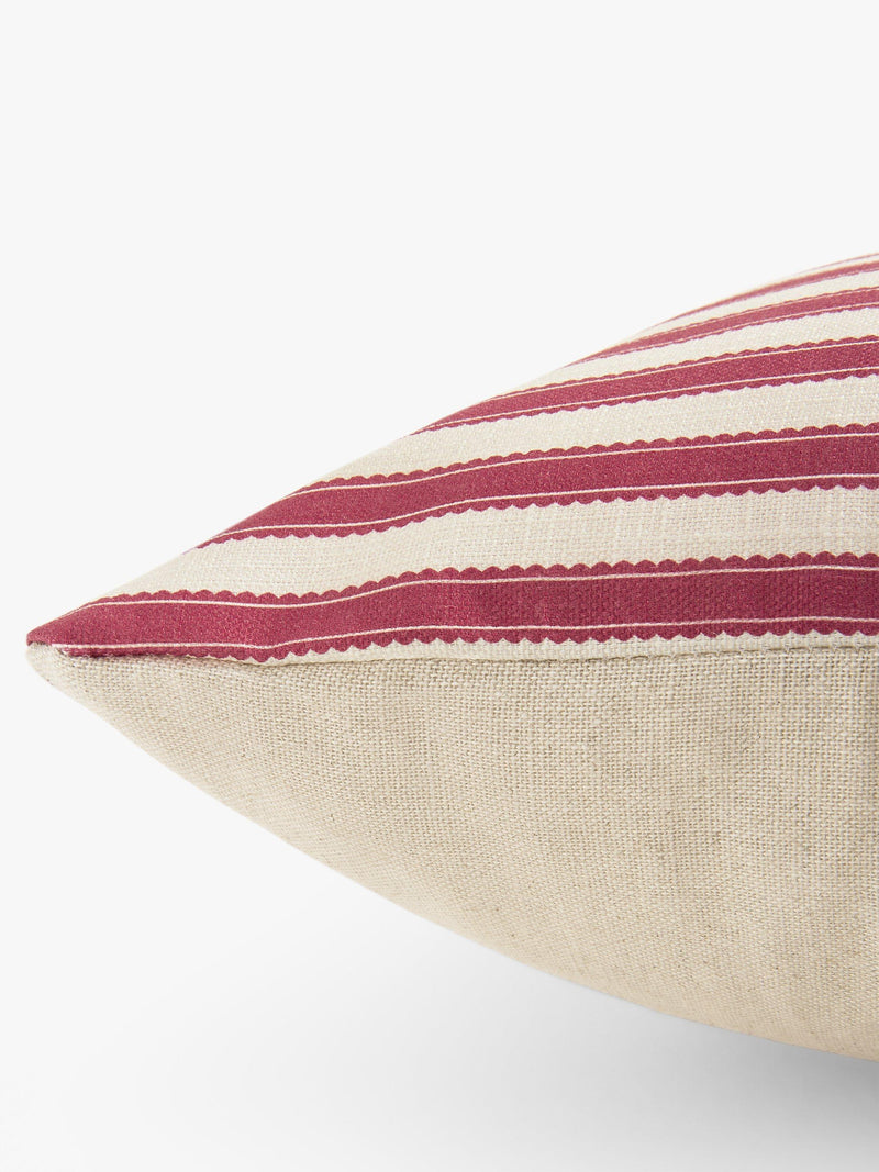 Sanderson Pinetum Stripe cushion cover (British brand)