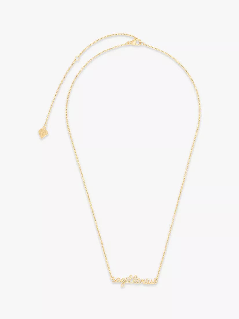 Wanderlust + Co Zodiac Chain Necklace, Sagittarius