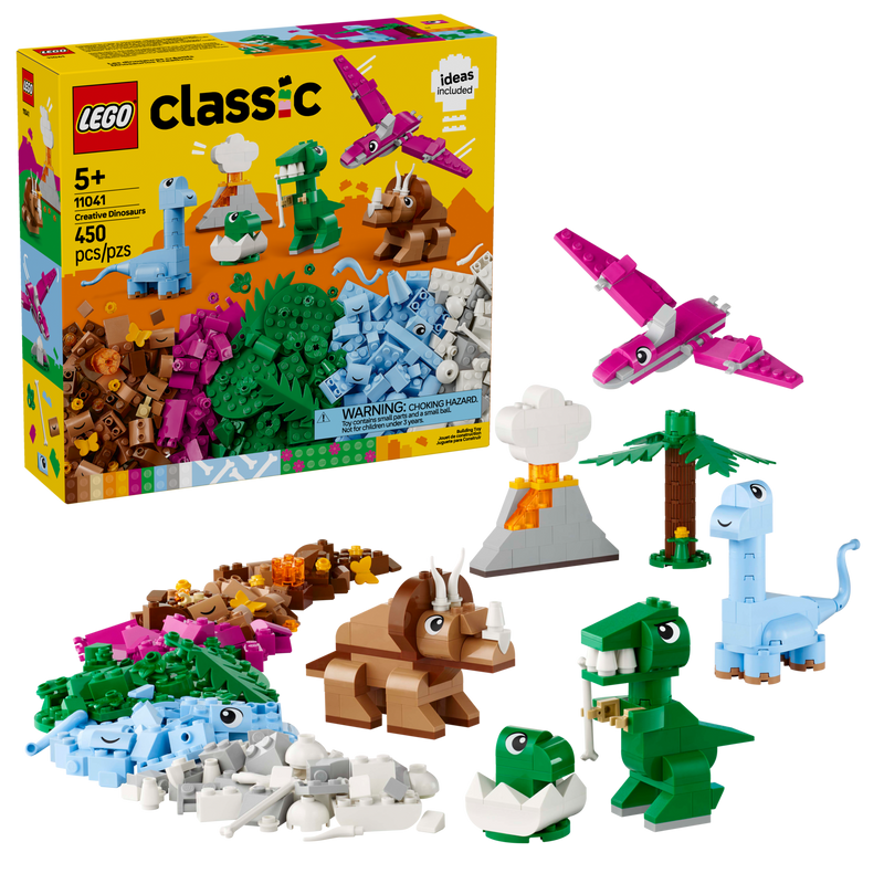 Lego Creative Dinosaurs Building Set 450 Pieces, imported from the UK