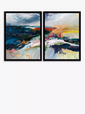 John Lewis Georgia Elliot 'Unforgiving Elements I & II' Framed Prints, Set of 2, 84.5 x 64.5cm, Multi