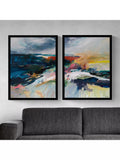John Lewis 'Unforgiven Elements' framed art prints set of 2, 84.5x64.5cm, UK version