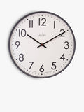 Analogue Wall Clock 50cm with Geometric Arabic Numerals and Deep Casing