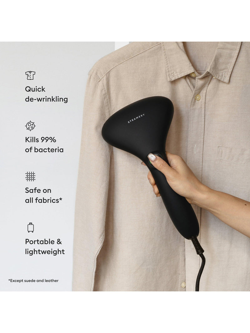 Steamery Cirrus No.2 handheld clothes steamer - British product